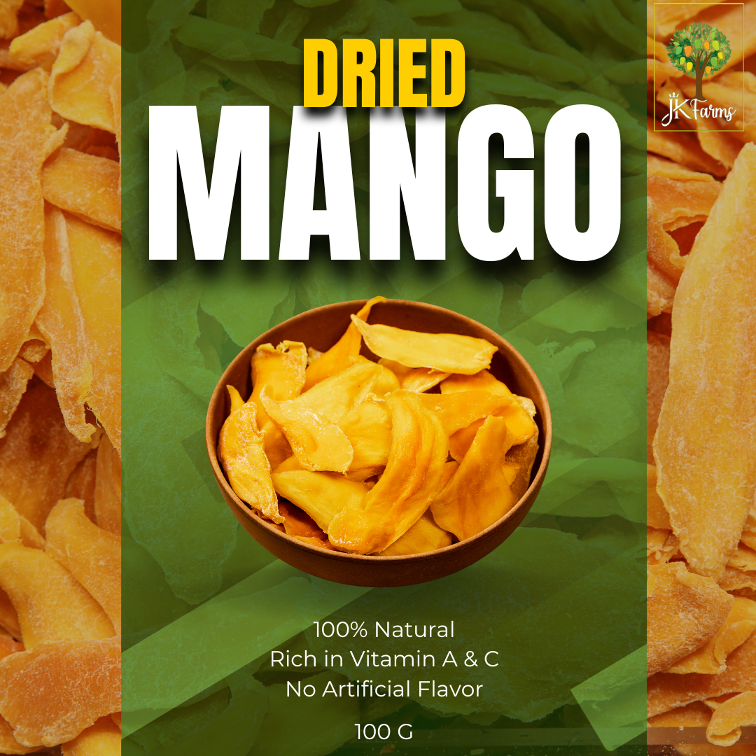Purely Dried Mango Bliss - 100g of Natural Goodness!